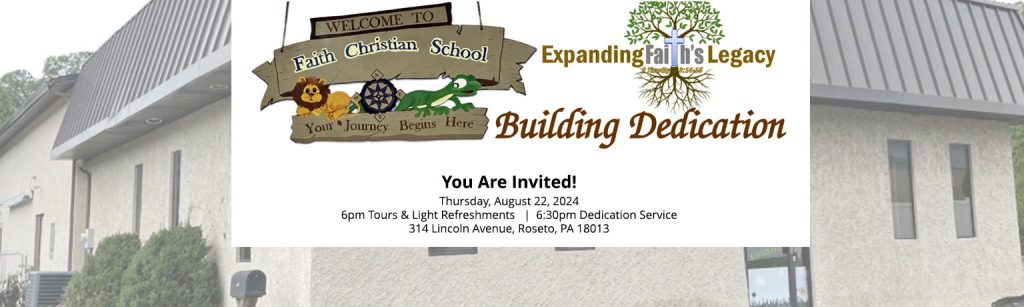 Building Dedication August 22, 2024