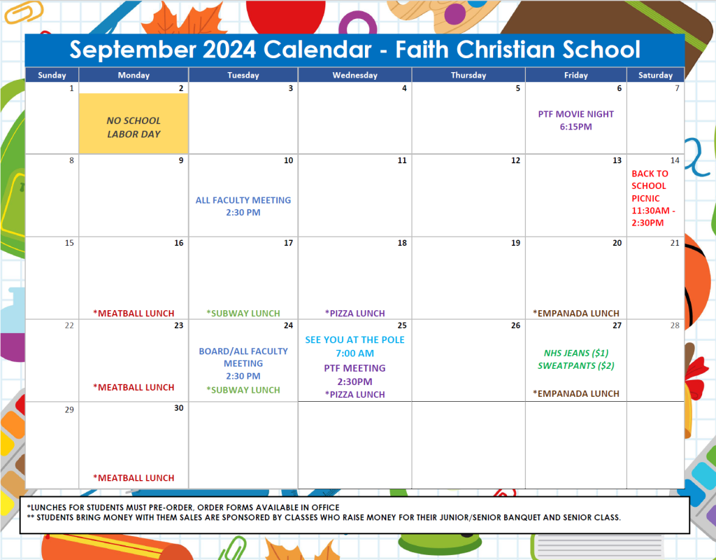 September 2024 Calendar